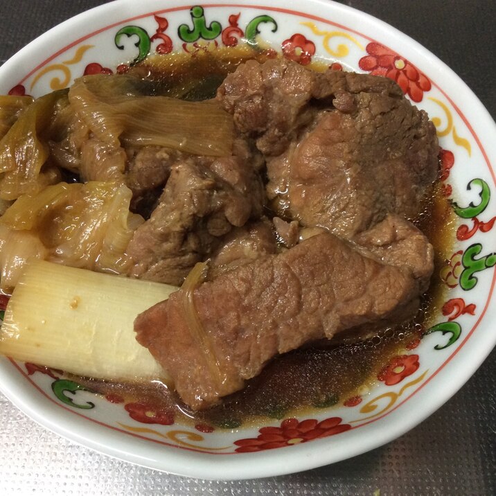 圧力鍋と塩麹で柔らか豚ブロック肉の角煮